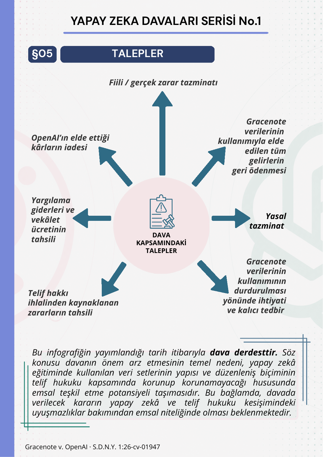 AI Litigation Series No.1 infographic (in Turkish), page 4
